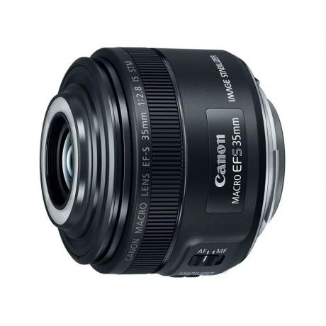 Объектив Canon EF-S 35 mm f 2.8  IS STM Macro LED - фото 1