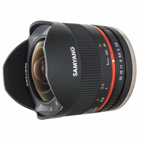 Объектив SAMYANG MF 8mm f/2.8 AS IF UMC Fish-eye II Sony E-mount Black - фото 1