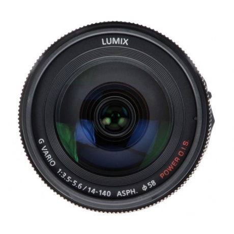 Объектив Panasonic Lumix H-FS14140E LUMIX G VARIO 14-140mm / F3.5-5.6 ASPH.черный - фото 2