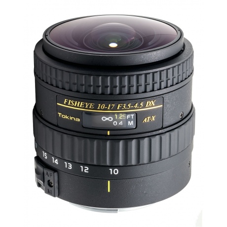 Объектив Tokina AT-X 107 F3.5-4.5 DX Fisheye NON HOOD C/AF (10-17mm) для Canon - фото 2