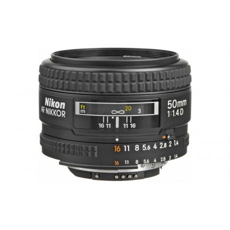 Объектив Nikon 50mm f 1.4D AF Nikkor - фото 1