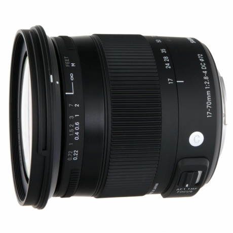Объектив Sigma AF 17-70mm f2.8-4 DC Macro OS HSM Canon - фото 1