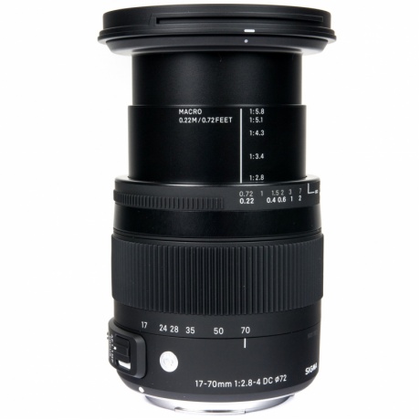 Объектив Sigma AF 17-70mm f2.8-4 DC Macro OS HSM Canon - фото 2