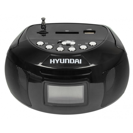 Аудиомагнитола Hyundai H-PAS140 черный - фото 2