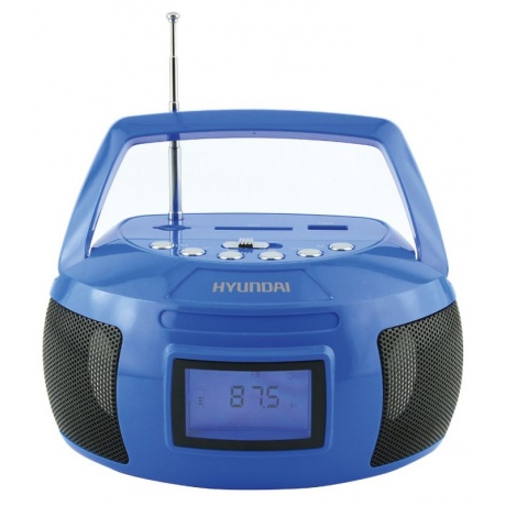 Аудиомагнитола Hyundai H-PAS160 синий - фото 1