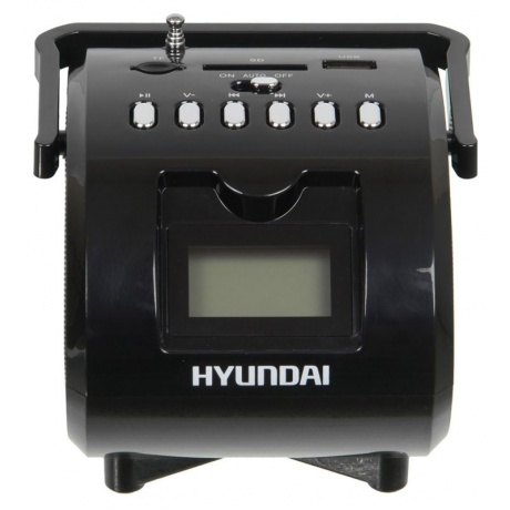 Аудиомагнитола Hyundai H-PAS180 черный - фото 2