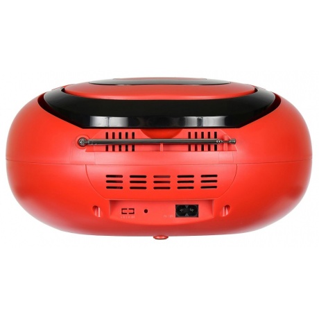 Аудиомагнитола Hyundai H-PCD280 красный/черный - фото 4
