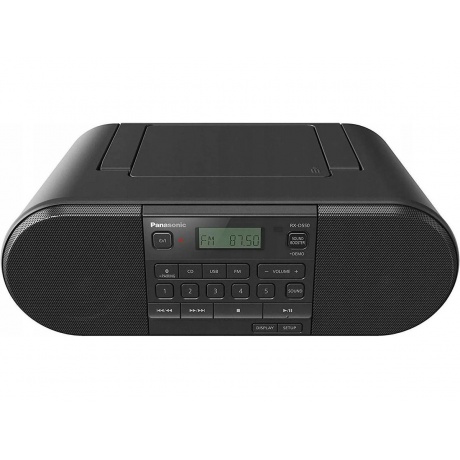 Аудиомагнитола Panasonic RX-D550E-K черный 20Вт - фото 1