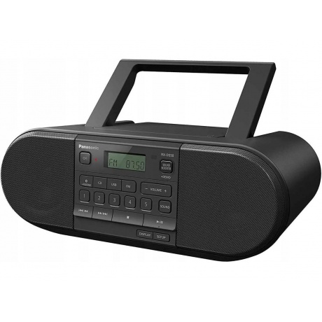 Аудиомагнитола Panasonic RX-D550E-K черный 20Вт - фото 3