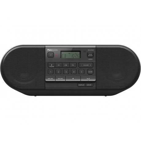 Аудиомагнитола Panasonic RX-D550E-K черный 20Вт - фото 5