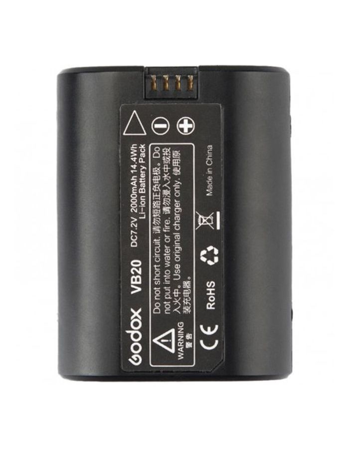 Аккумулятор Godox VB20 для вспышек V350 оригинальная подлинная smd tp4059 sot 23 6 600 ма линейная литий ионная батарея 10 шт