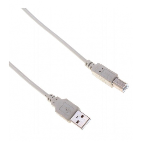 Кабель Buro BHP RET USB_BM18 USB A(m) USB B(m) 1.8м серый блистер - фото 3