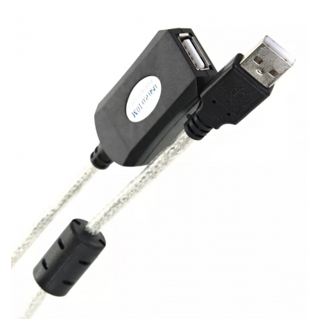 Кабель-адаптер USB2.0-repeater  VCOM VUS7049-10M - фото 2