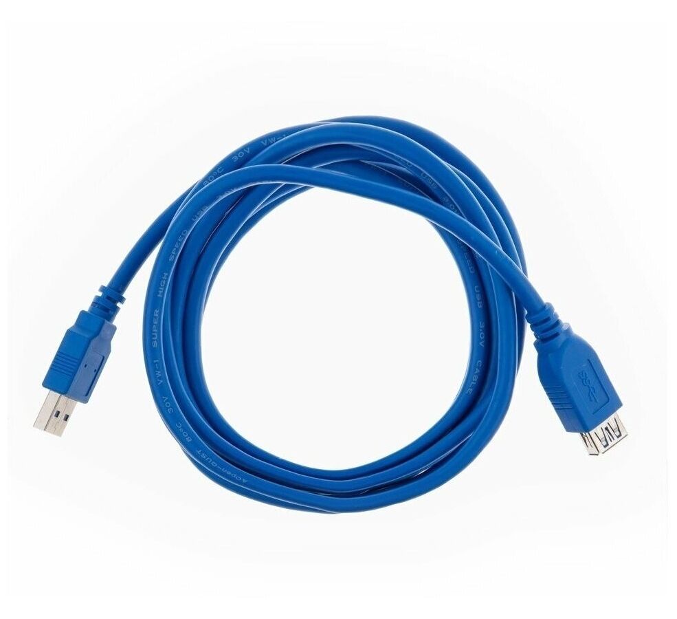 Кабель Aopen USB - USB 3м (ACU302-3M) кабель aopen usb usb acu302 3m 3 м 1 шт синий