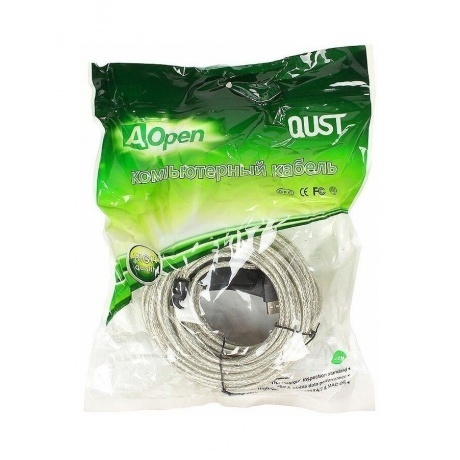 Кабель Aopen USB - USB 20м (ACU823-20M) - фото 4