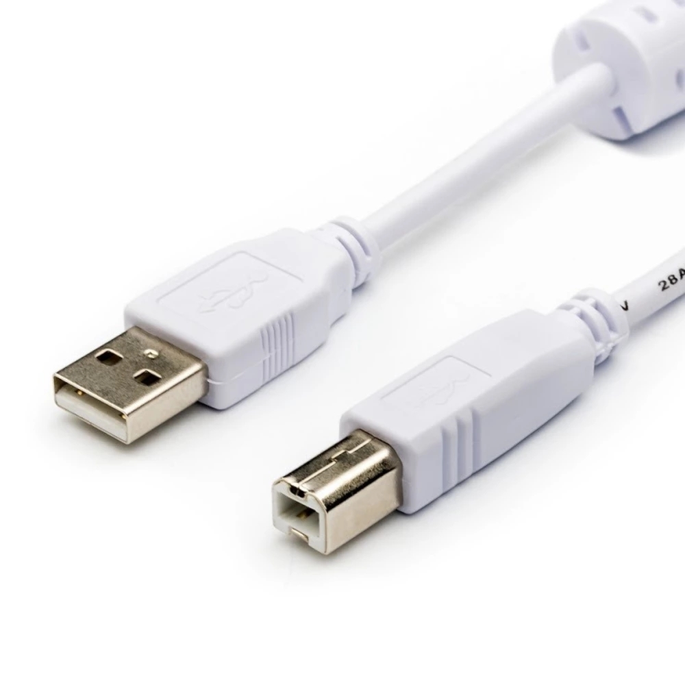 Кабель Atcom USB A - USB B 0.8м AT6152 цена и фото