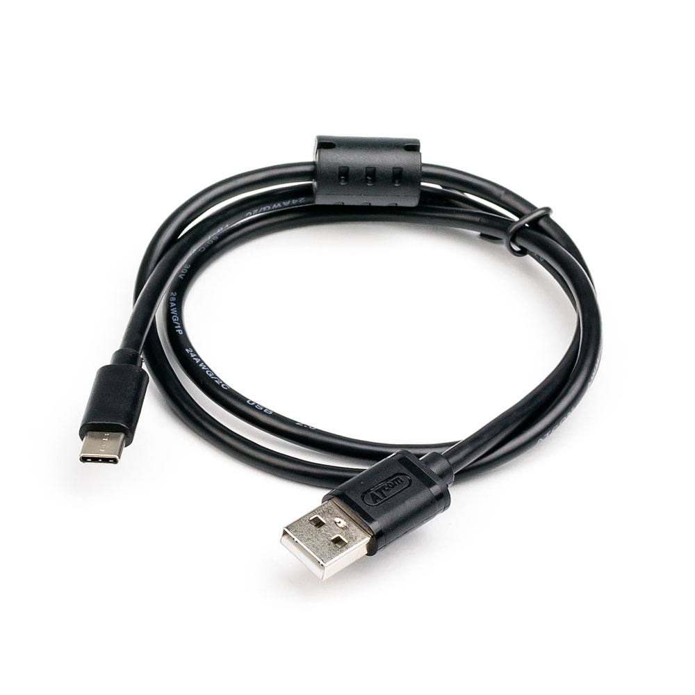Кабель Atcom USB Type-C - USB 0.8м AT2773 переходник usb 3 0 type c 0 1м atcom at1310 круглый черный