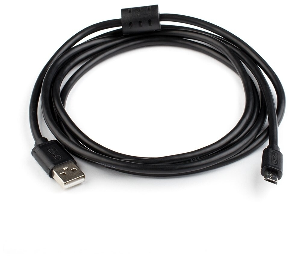 

Кабель Atcom USB - microUSB 0.8м AT9174