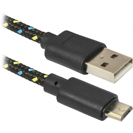 Кабель Defender USB08-03T USB - microUSB 1м (87474) - фото 2