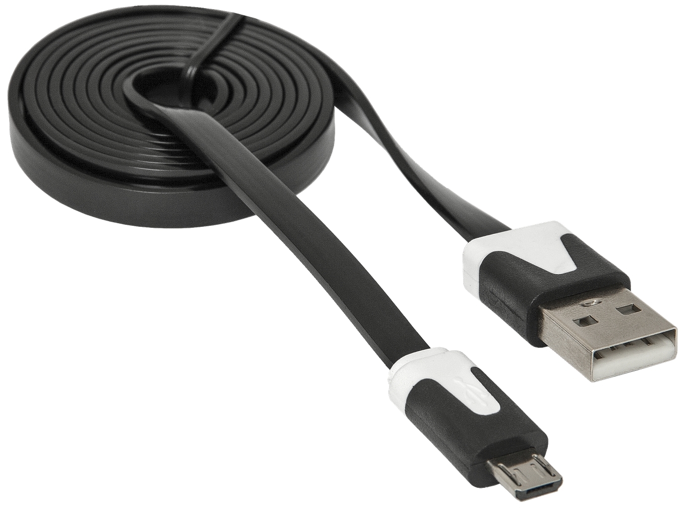 Кабель Defender USB08-03P USB - microUSB 1м (87475) кабель defender usb microusb usb08 03p 1 м черный