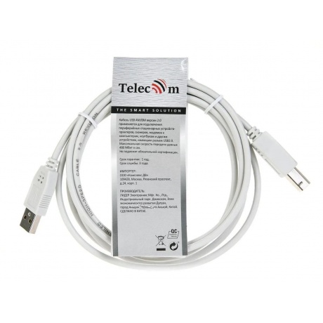 Кабель Telecom USB2 1.8м TC6900-1.8M - фото 3