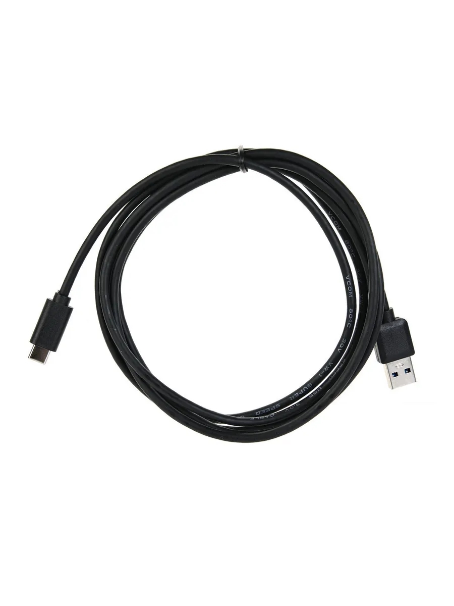 Кабель VCOM USB - USB Type-C 1м (CU401) vcom telecom кабель адаптер usb 3 1 type cm