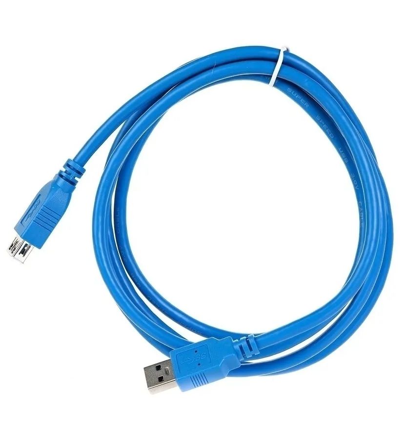 Кабель VCOM USB3 AM - AF 1.8м (VUS7065-1.8M) кабель удлинительный usb3 0 am af 0 5m aopen