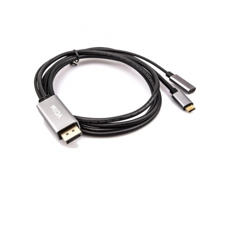 Кабель VCOM USB3.1 CM - DP 1.8м (CU422MCPD-1.8M) - фото 1