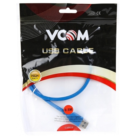 Кабель VCOM USB3 AM-AF 0.5м (VUS7065-0.5M) - фото 3