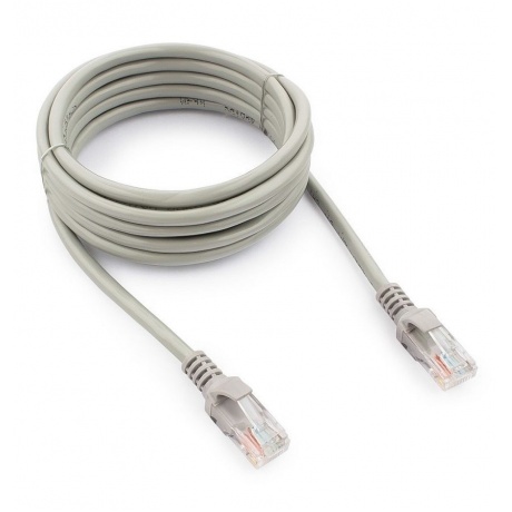 Патч-корд Cablexpert UTP PP12-0.25M кат.5e, 0.25м серый (PP12-0.25M) - фото 3