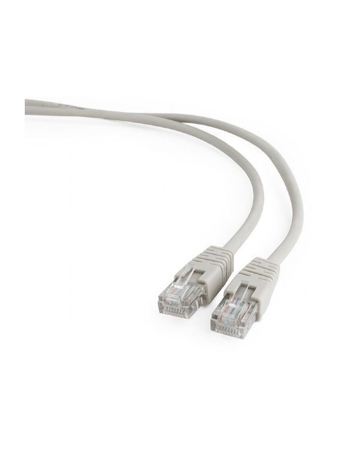 Патч-корд Cablexpert UTP PP12-0.25M кат.5e, 0.25м серый (PP12-0.25M) кабель аудио сигнала cablexpert джек3 5 4pin папа