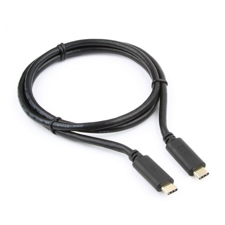 Кабель Cablexpert USB3.1 Type-C-USB3.1 Type-C, Gen.2, 10Gbit/s, 1м (CCP-USB3.1-CMCM2-1M) - фото 2