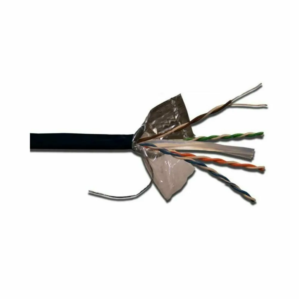 Кабель LANMASTER FTP, 4 пары, кат. 6, с перегородкой, 250Mhz, PE, внешний, с водоблок. слоем, 305 м (LAN-6EFTP-WP-OUT)