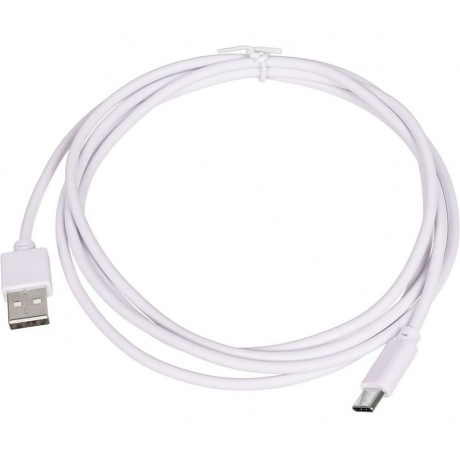 Кабель USB (m)-USB Type-C (m) 1.8м белый - фото 1