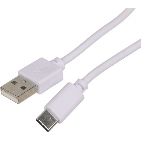 Кабель USB (m)-USB Type-C (m) 3м белый - фото 2