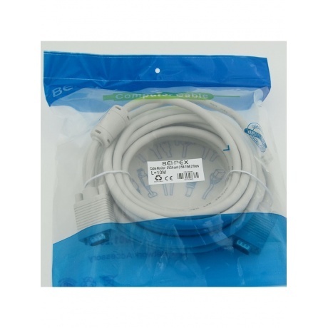 Кабель CABLE10 DB15 (m) DB15 (m) 10м феррит.кольца - фото 2