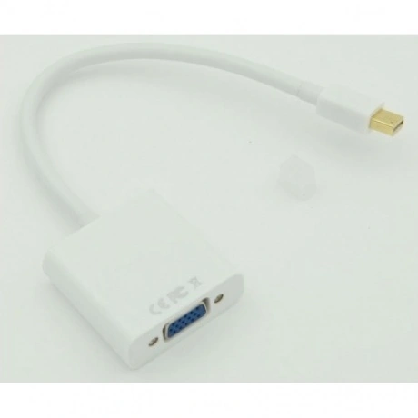 Переходник miniDisplayPort (m) VGA (f) белый
