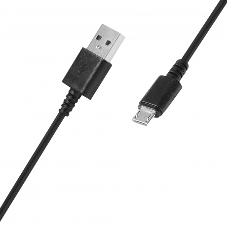 Кабель SunWind USB (m)-micro USB (m) 1м черный - фото 2