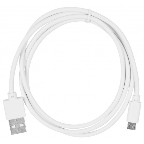 Кабель SunWind USB (m)-micro USB (m) 1м белый - фото 2