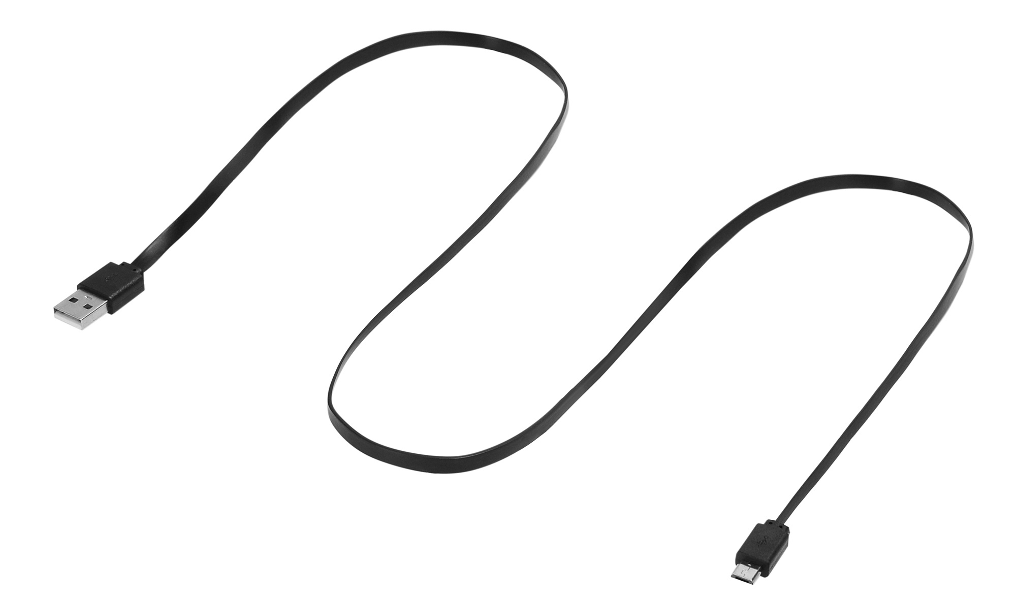 Кабель SunWind USB (m)-micro USB (m) 1м черный плоский кабель sunwind usb m micro usb m 1м черный плоский