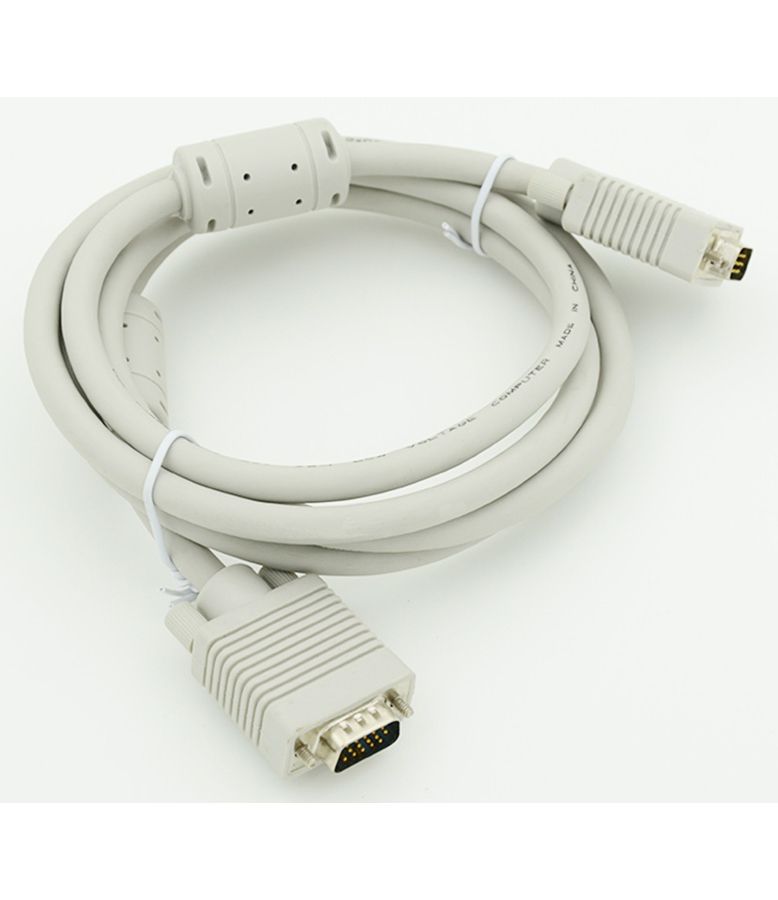 Кабель VGA (m) VGA (m) 3м феррит.кольца кабель vga 3м ningbo cab016s 10f br круглый серый