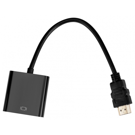 Переходник Buro HDMI-M-VGA-F HDMI (m) VGA (f) 0.1м - фото 1