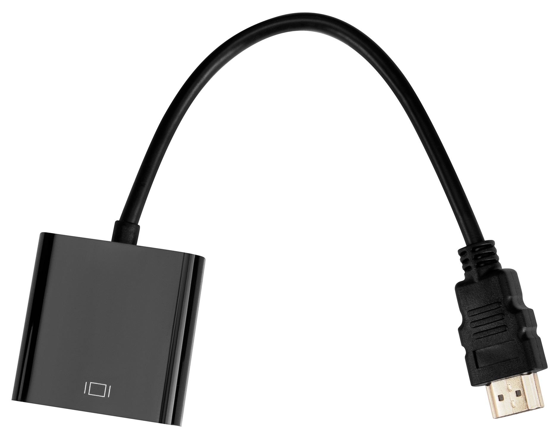 Переходник Buro HDMI-M-VGA-F HDMI (m) VGA (f) 0.1м кабель переходник аудио buro scart m 3хrca f s video f