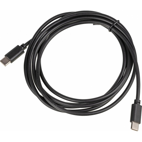 Кабель USB Type-C (m)-USB Type-C (m) 2м черный - фото 1