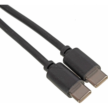 Кабель USB Type-C (m)-USB Type-C (m) 2м черный - фото 2