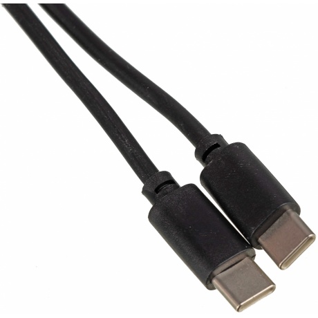 Кабель USB Type-C (m)-USB Type-C (m) 3м черный - фото 2