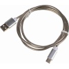 Кабель USB (m)-USB Type-C (m) 1м серебристый