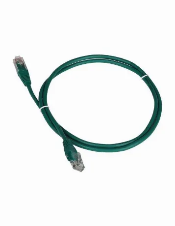 Патч-корд TWT UTP кат.5e 1.0 м, зеленый (TWT-45-45-1.0-GN)