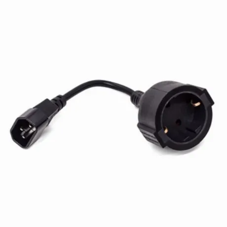 Кабель питания Filum CEE 7/3- С14, 3х0.75мм, 220В, 10A, чёрный, ...