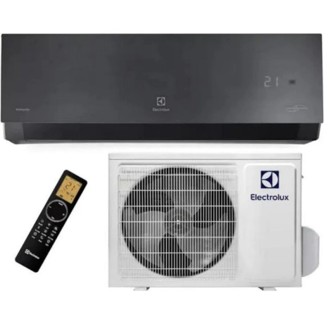 Сплит-система инверторного типа Electrolux Enterprise Super DC EACS/I-24HEN-BLACK/N8_24Y комплект